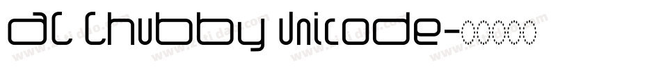 AC Chubby Unicode字体转换